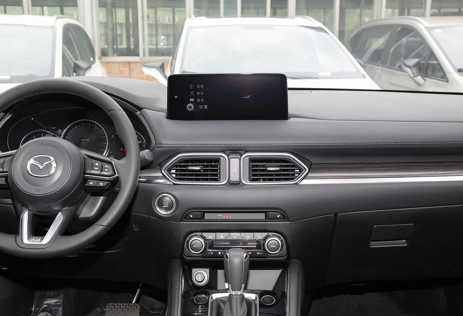 2024 Mazda CX-5 2.5L Prestige AWD — Compact SUV, centre stack and gear selector for export