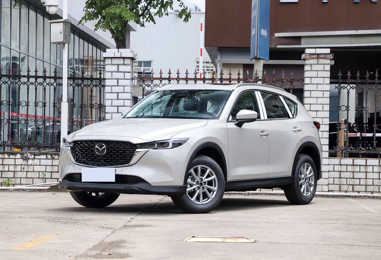 2025 Mazda CX-5 2.0L Elegance Pro compact SUV, front three-quarter view, for export